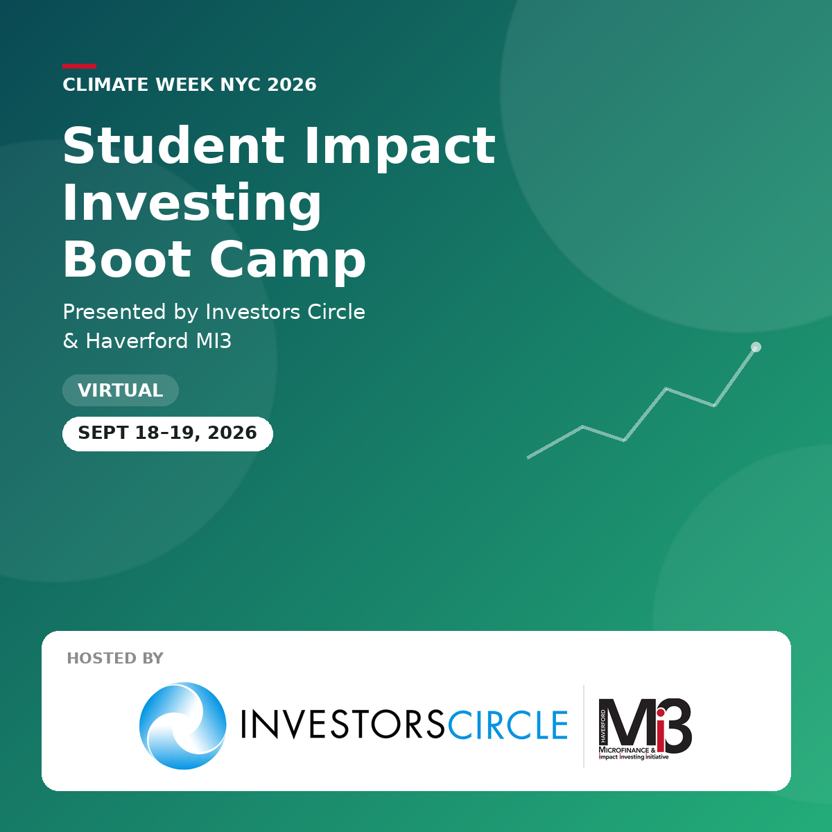 Student Impact Investing Boot Camp
