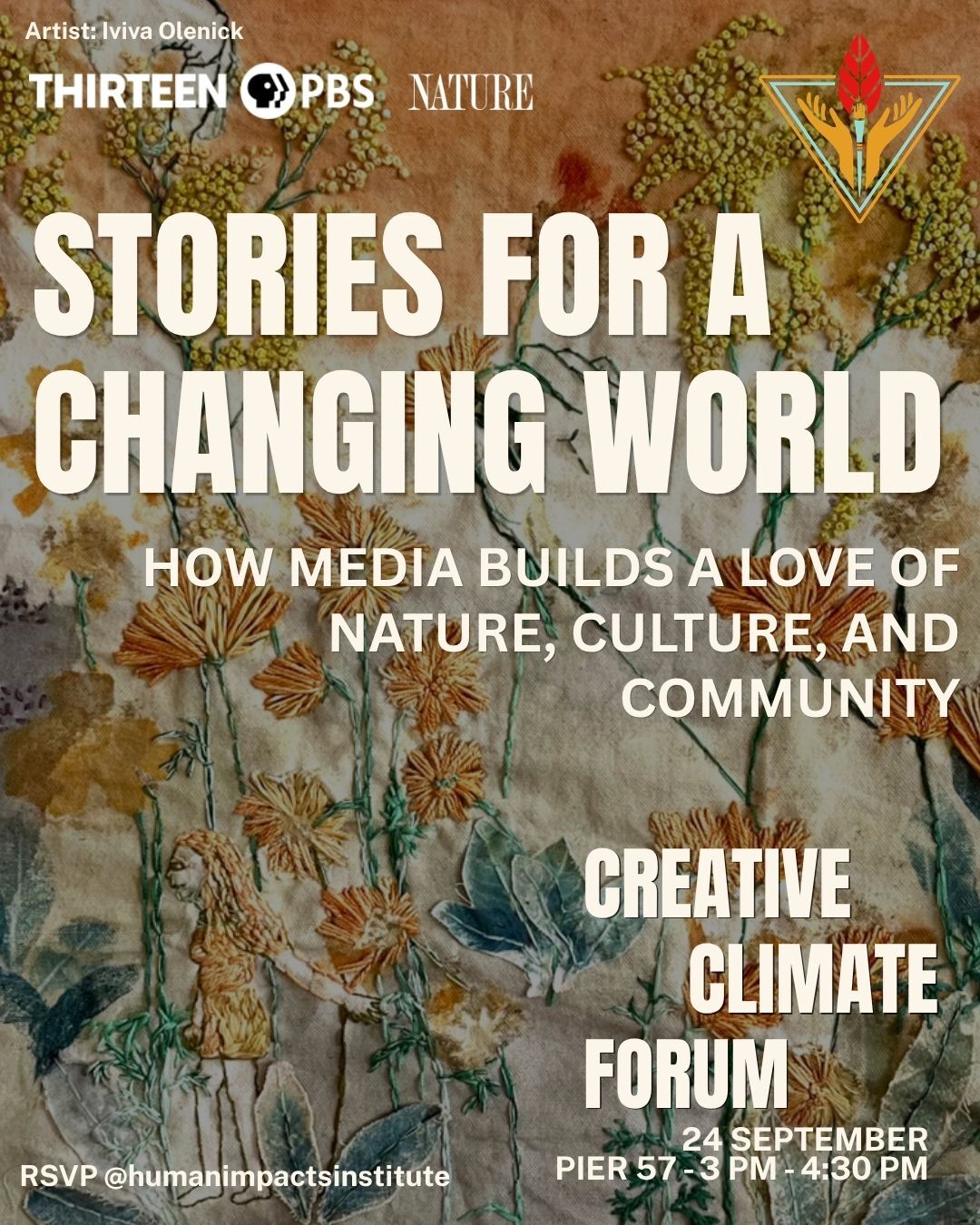 Creative Climate Forum IN CONVERSATION - Stories for a Changing World: How Media Builds a Love of Nature, Culture, and Community