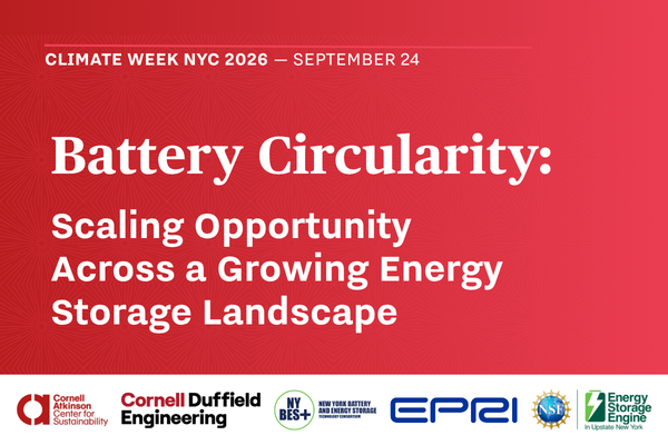 Battery Circularity: Scaling Opportunity Across a Growing Energy Storage Landscape