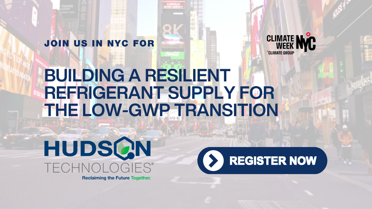 Building a Resilient Refrigerant Supply for the Low-GWP Transition