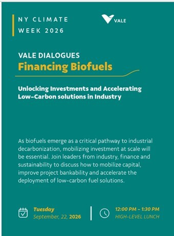 Vale Dialogues: Financing Biofuels, a conversation in partnership with UBS - Unlocking Investments and Accelerating Low-Carbon Solutions in Industry