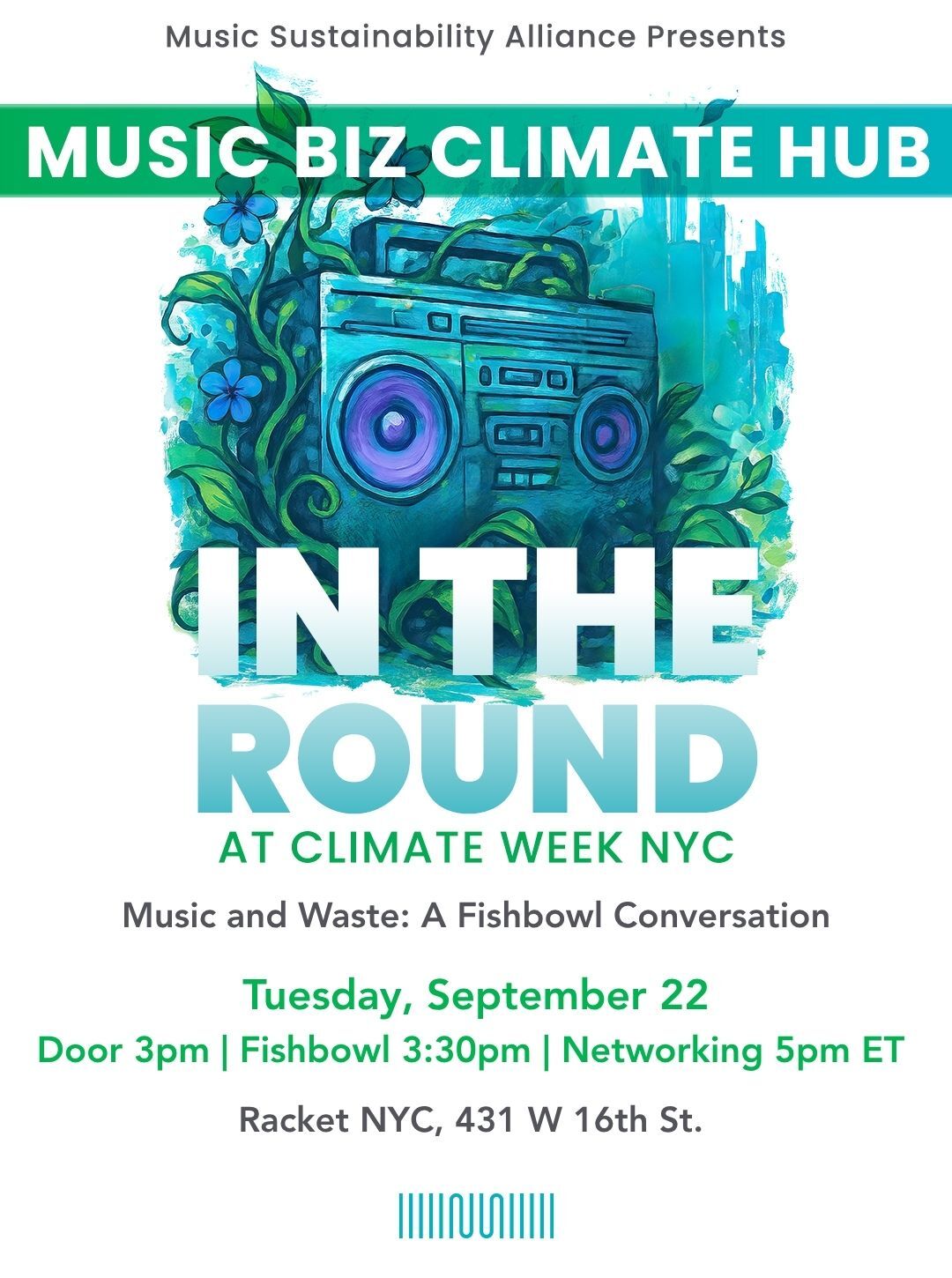 Music Biz Climate Hub | Music and Waste: A Fishbowl Conversation