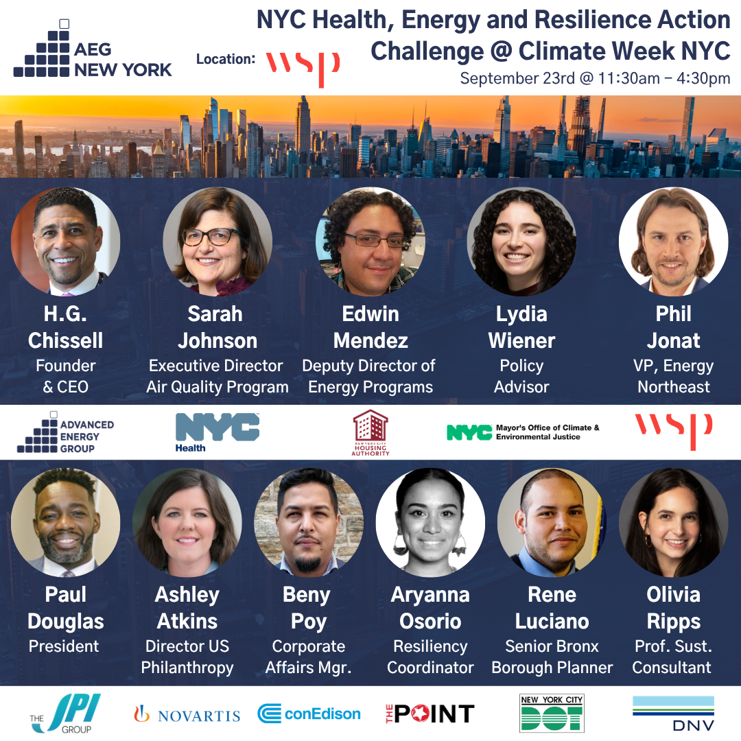 AEG NYC Health, Energy & Prosperity Action Challenge @ Climate Week NYC