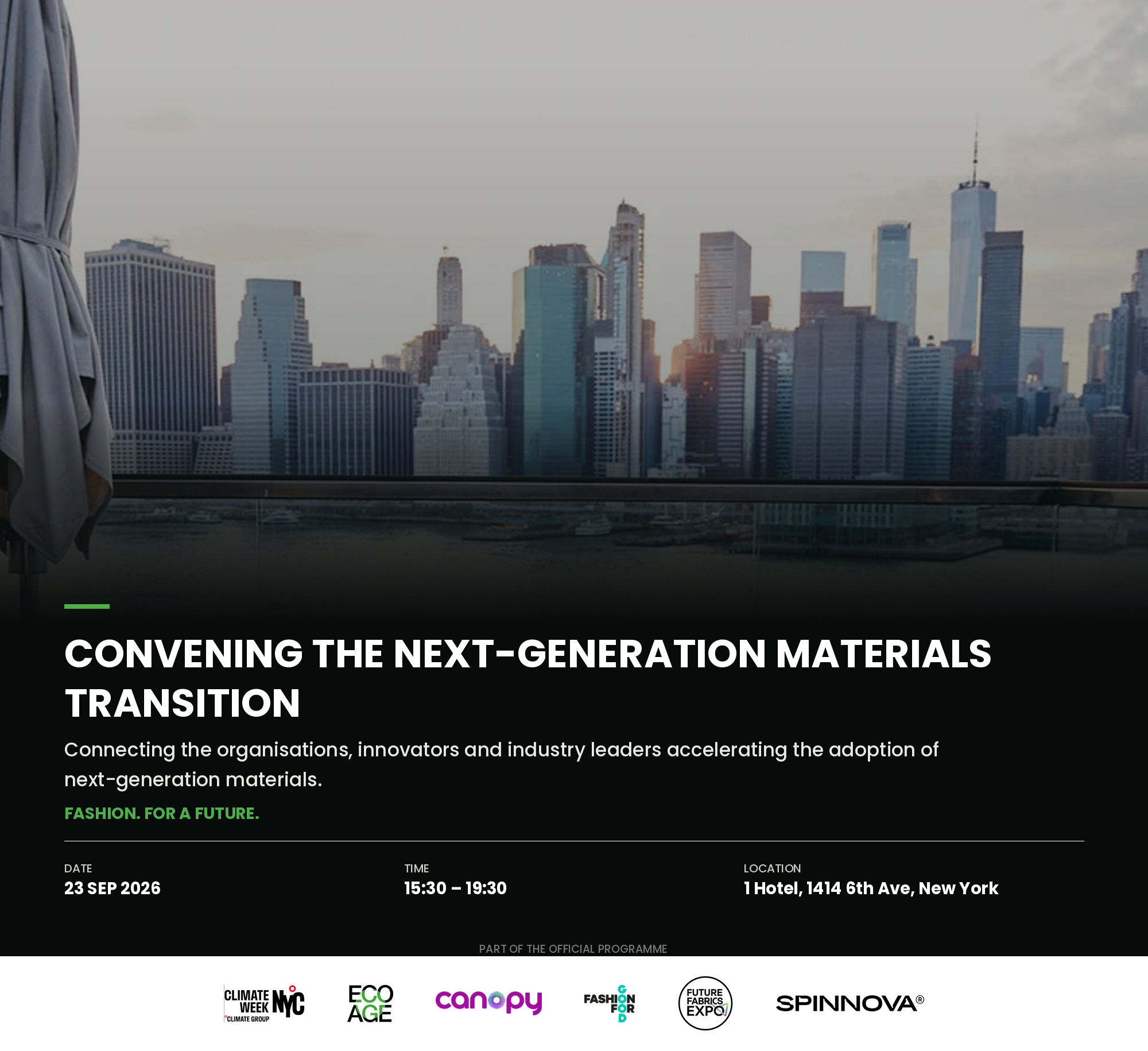 Convening The Next-Gen Materials Transition