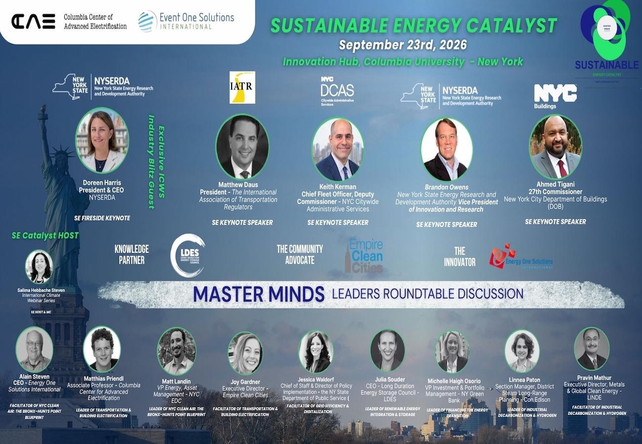 SUSTAINABLE ENERGY CATALYST - The Master Mind Roundtables
