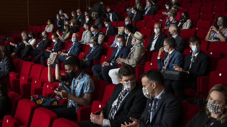 In-person audience for Climate Week 2021
