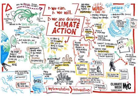 New Frontiers of Climate Action live sketch