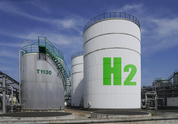 Green hydrogen silo