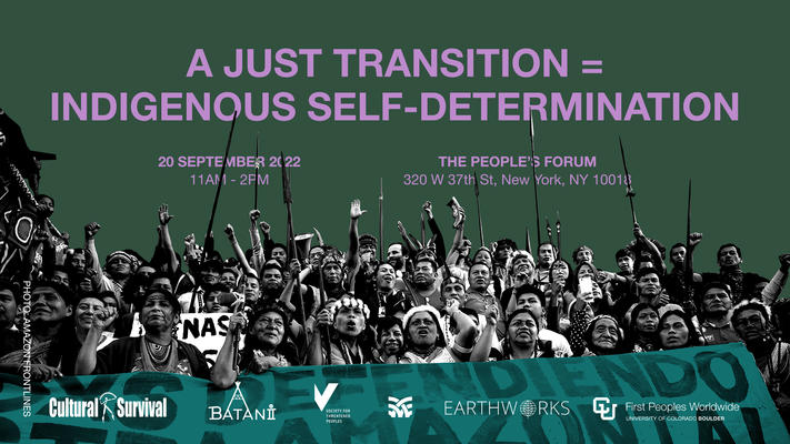 A Just Transition = Indigenous Self-Determination