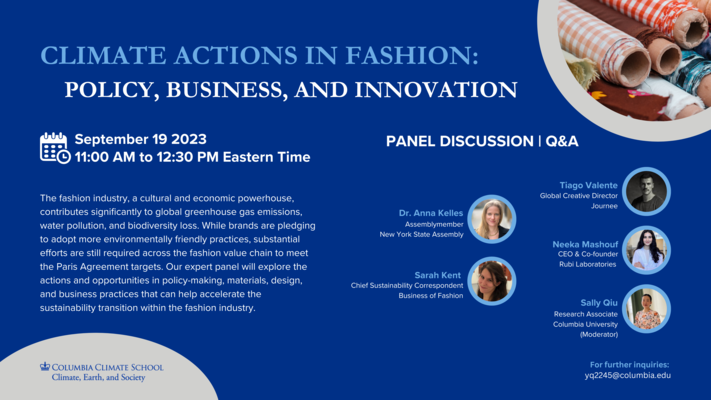 Climate Actions in Fashion: Policy, Business, and Innovation