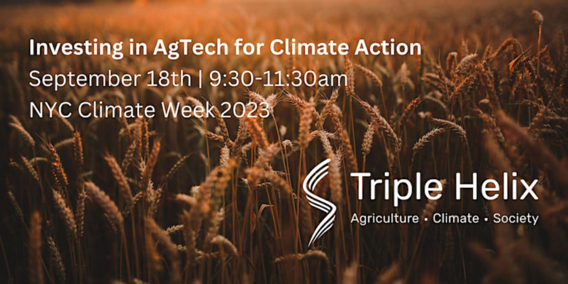 Investing in AgTech for Climate Action