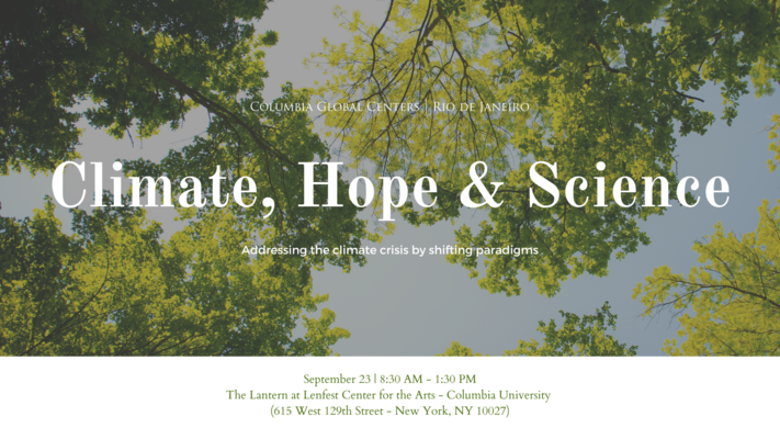 Climate, Hope & Science: Addressing the climate crisis by shifting paradigms
