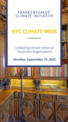 Catalyzing Climate Action at Visual Arts Organizations