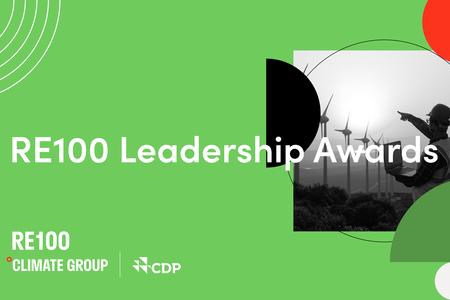 RE100 Leadership Awards title card