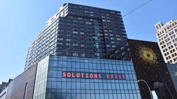 Solutions exist climate clock in New York
